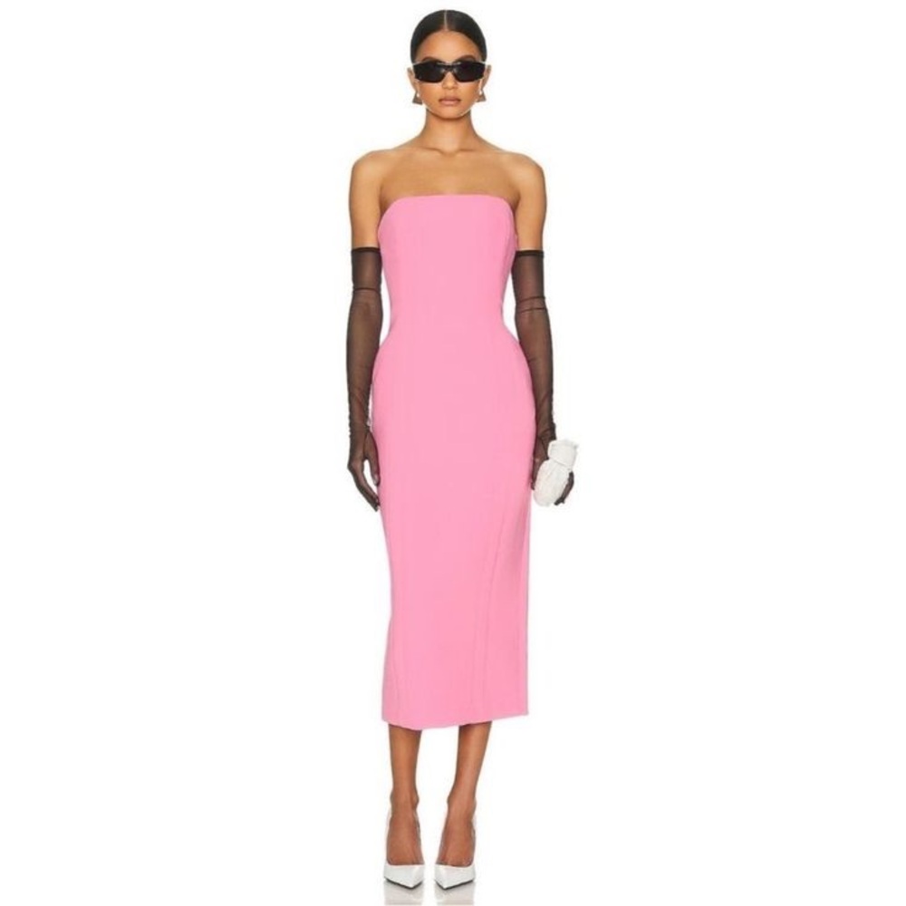A.L.C. Pink Elizabeth Midi Dress